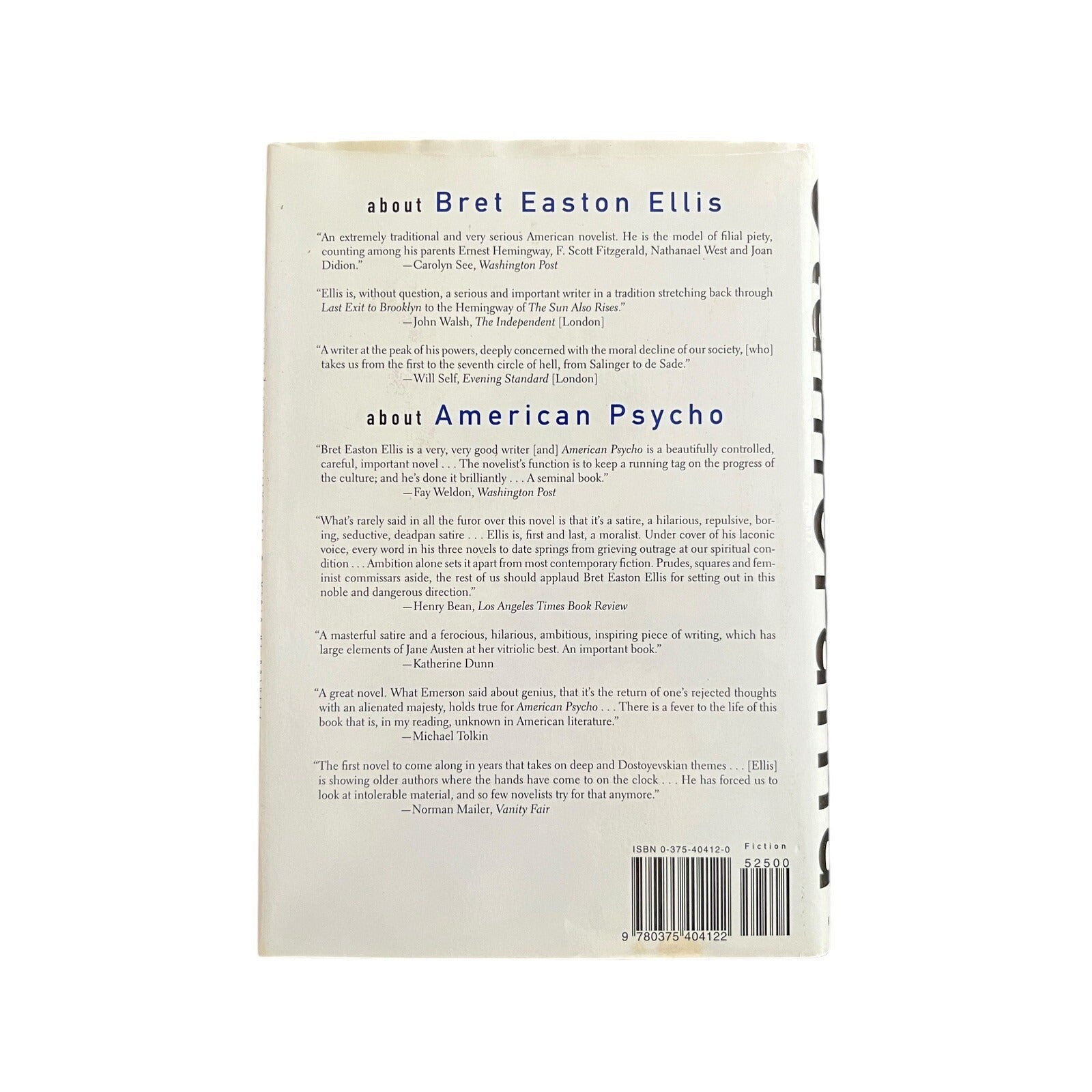 Glamorama by Bret Easton Ellis