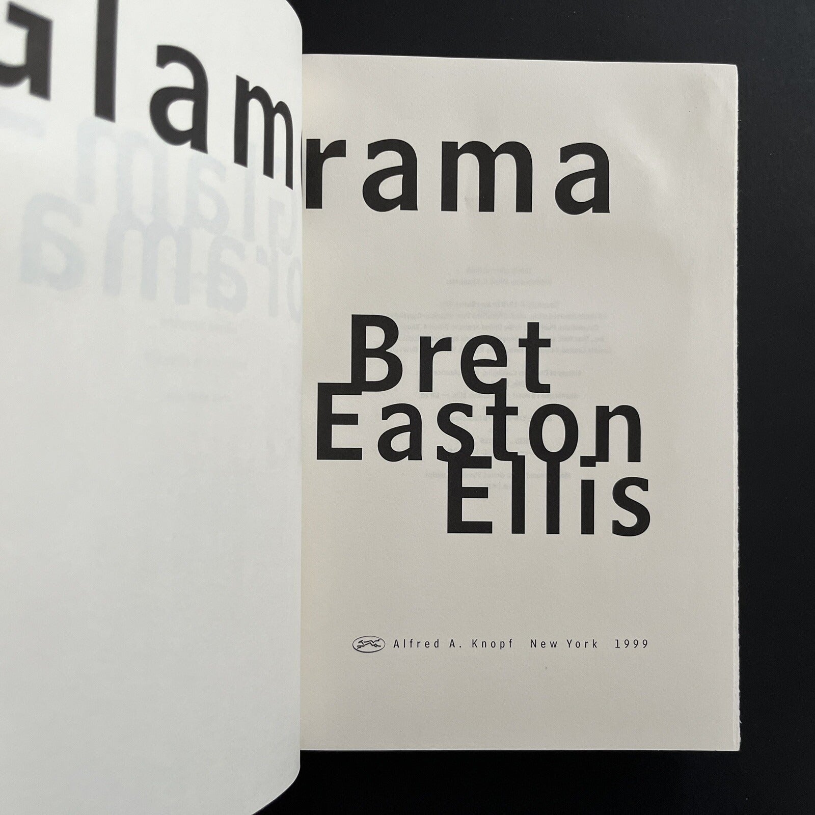 Glamorama by Bret Easton Ellis
