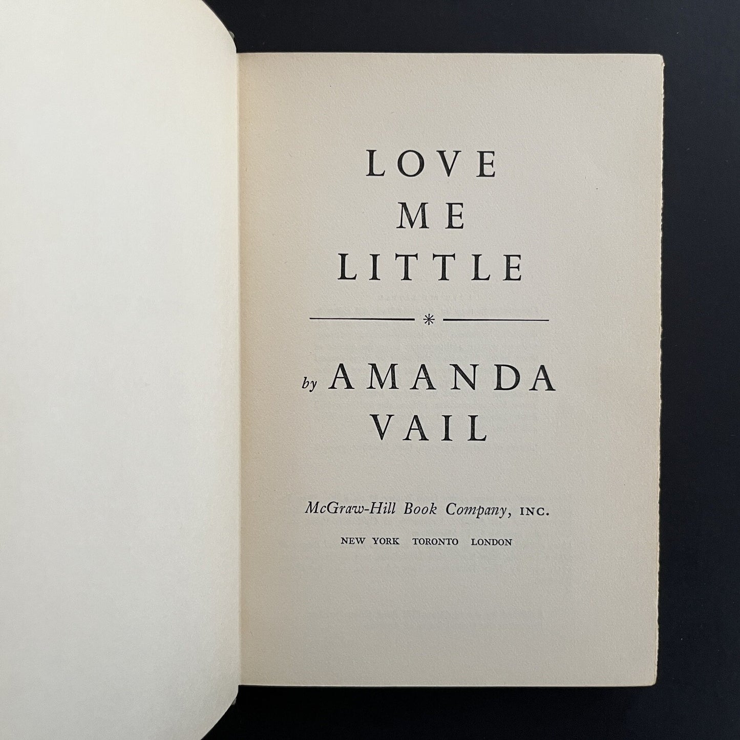 Love Me Little by Amanda Vail