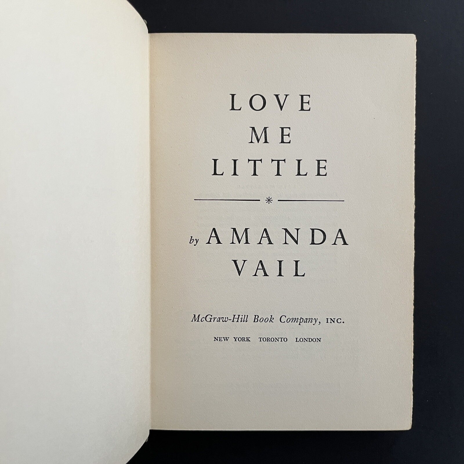 Love Me Little by Amanda Vail