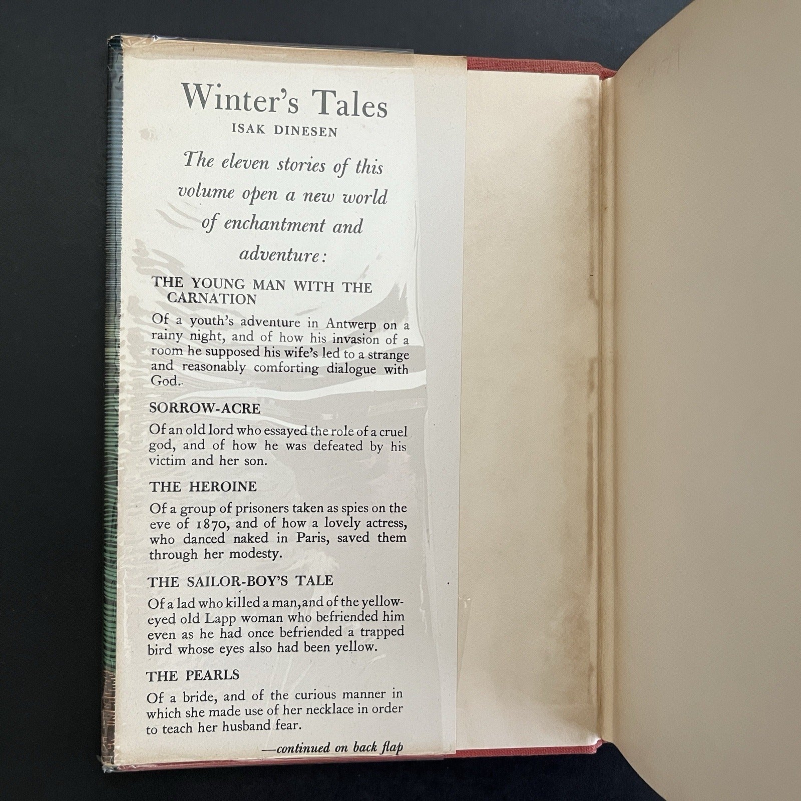 Winter's Tales by Isak Dinesen